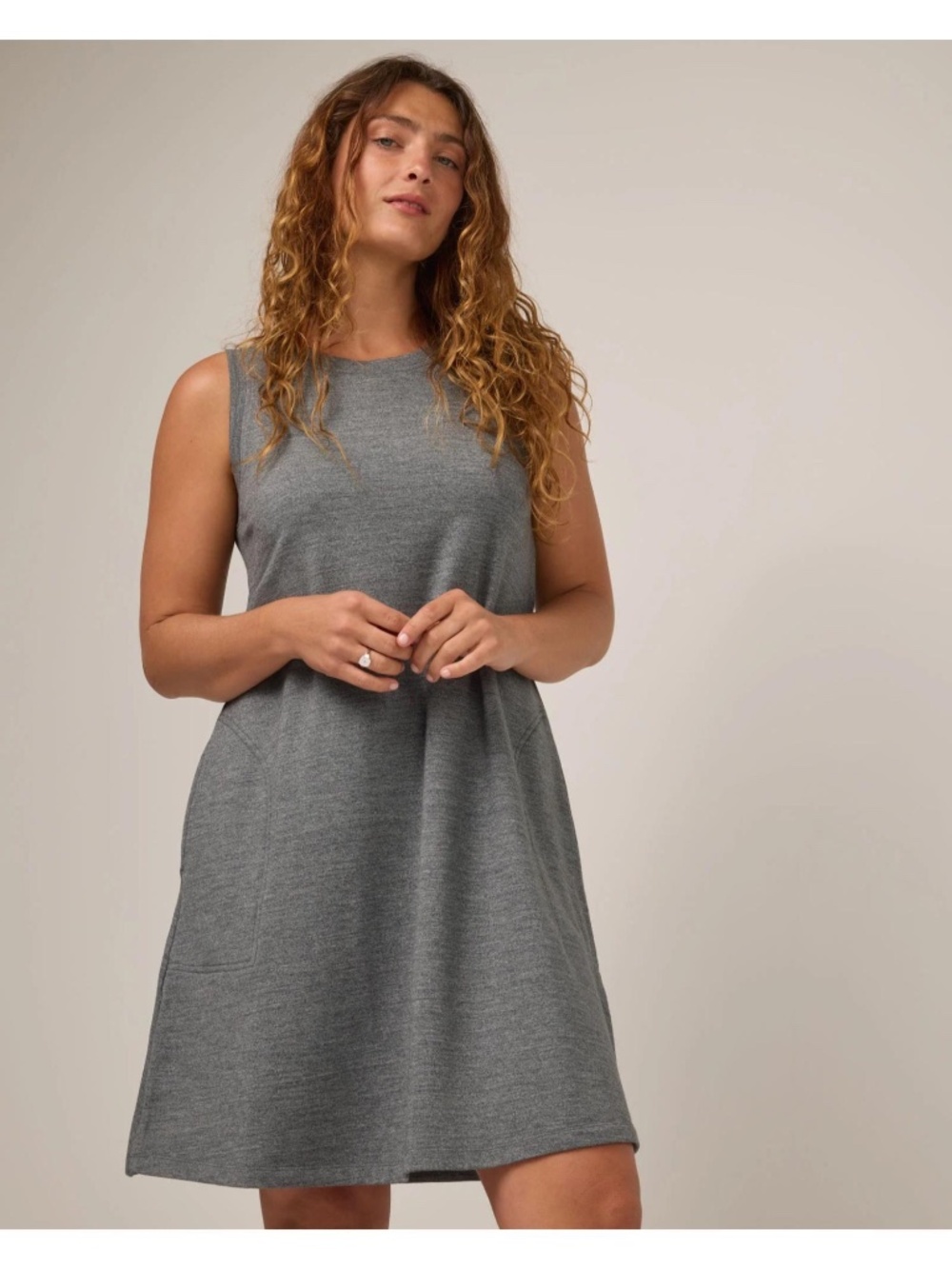 Wool& Sierra Merino Wool Tank Dress *Long